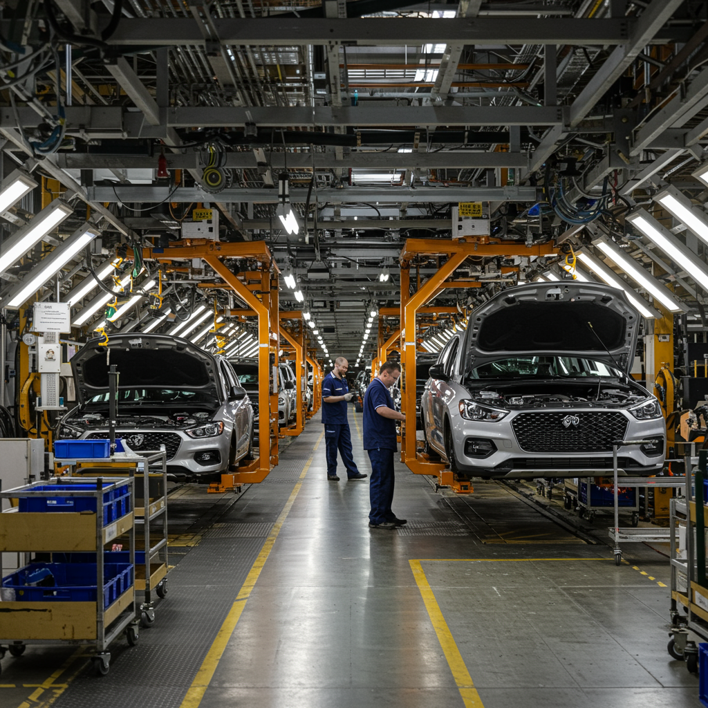 UK Car Output Hits 70-Year Low: Tariffs, EV Shift Blamed