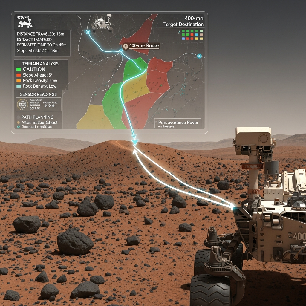 NASA’s AI Revolution: Perseverance Rover Autonomously Navigates Mars