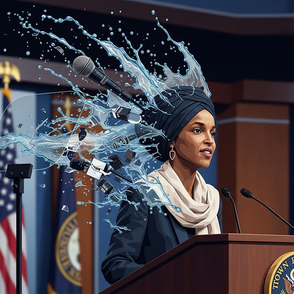 Shock: Ilhan Omar Attacked at Town Hall, Liquid Sprayed
