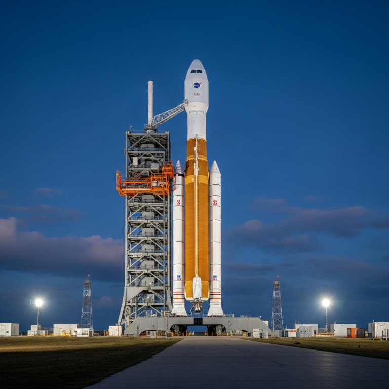 Breaking: Artemis 2 Moon Rocket Returns to Pad for April Launch ...