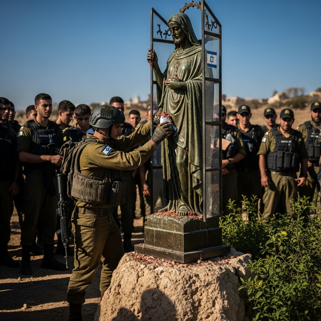 breaking-israeli-soldier-vandalizes-jesus-statue-69e73a70e8f49