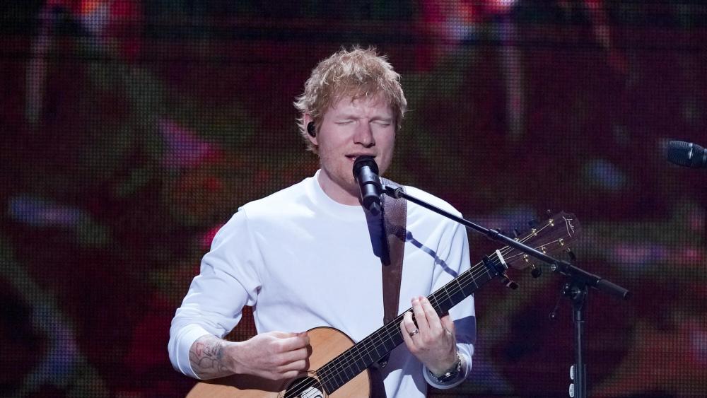 Ed Sheeran performs onstage at iHeartRadio Z100's Jingle Ball 2025 Presented by Capital One held at Madison Square Garden on December 12, 2025 in New York, New York.
