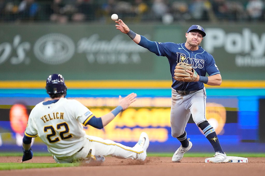 MILWAUKEE, WISCONSIN - APRIL 01: Ben Williamson #15 of the Tampa Bay
