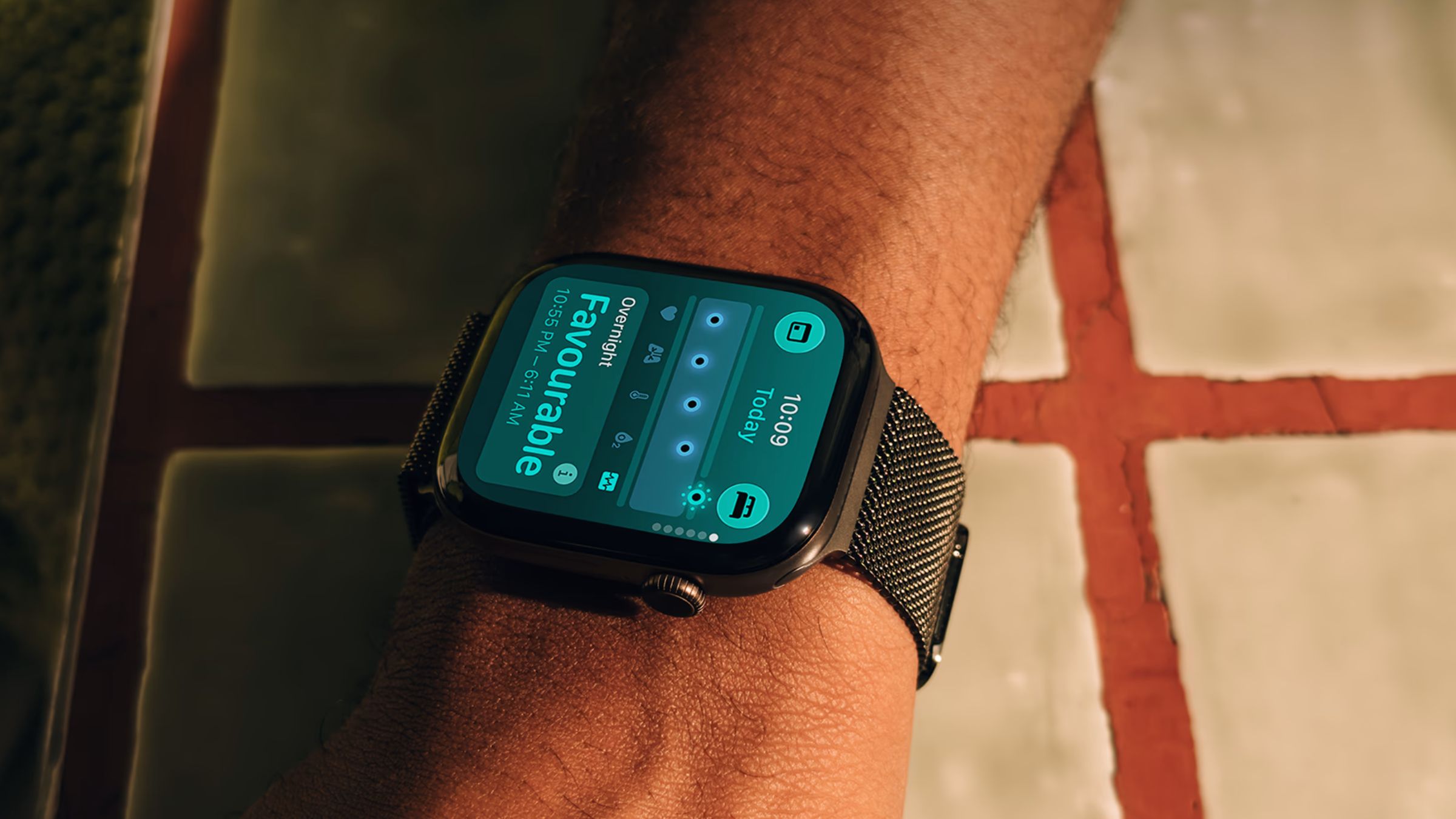 A photo of the Apple Watch used in a story about Series