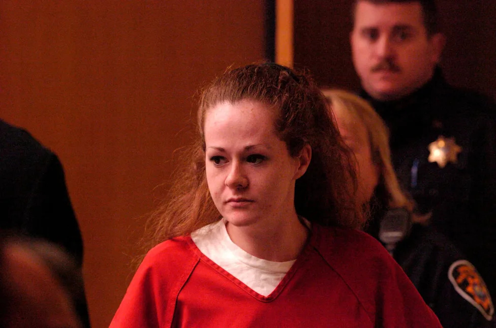 A picture taken on December 4, 2007 shows death row inmate Christa Pike entering a Knox County Criminal Court in Knoxville, Tennessee, US., obtained by Reuters on September 30, 2026. J. Miles Cary/ Kn
