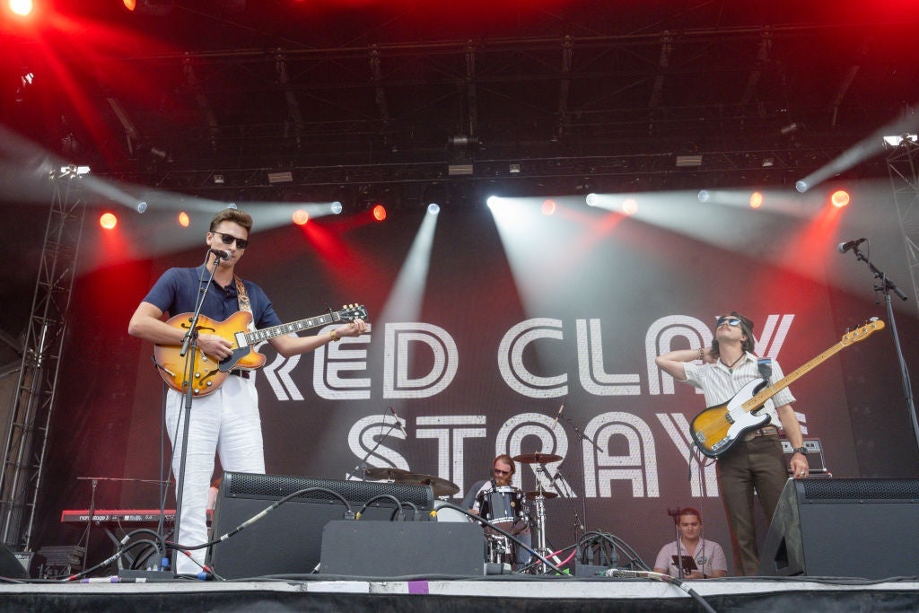 The Red Clay Strays perform during the 2024 Boston Calling Music Festival at Harvard Athletic Complex