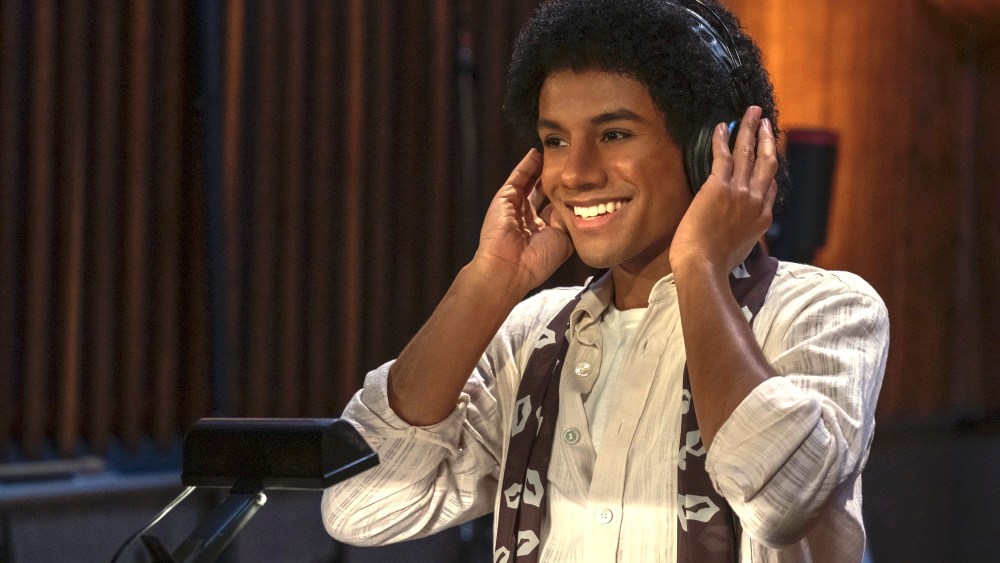 MICHAEL, Jaafar Jackson as Michael Jackson, 2026. ph: Glen Wilson / © Lionsgate / Courtesy Everett Collection