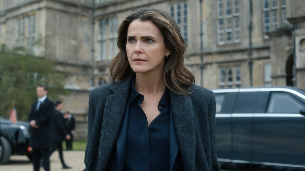 The Diplomat. Keri Russell as Kate Wyler in episode 401 of The Diplomat. Cr. Courtesy of Netflix © 2026