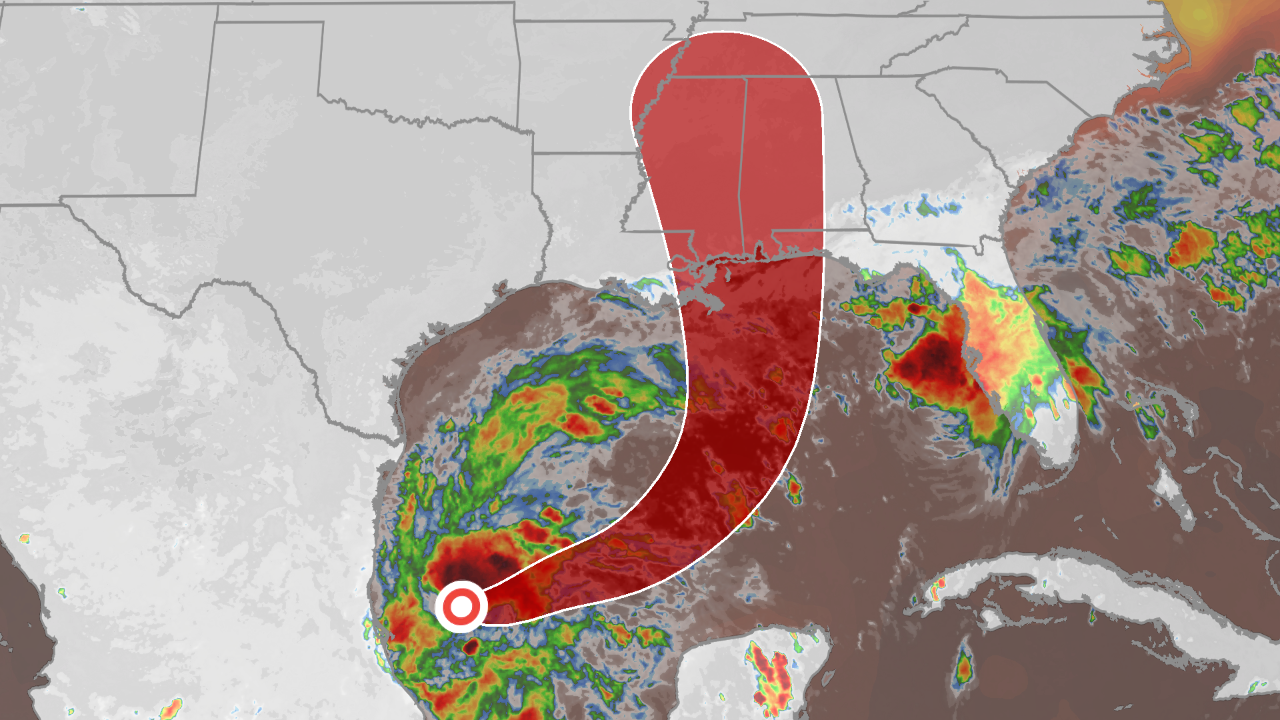 Tropical Depression Nine Storm Hurricane Isaias forecast